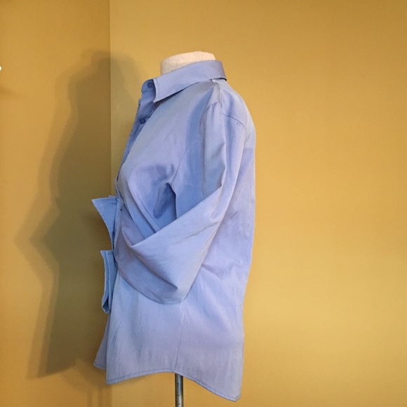 PAUL HARRIS DESIGN STRETCH SHIRT💙 - Picture 3 of 6